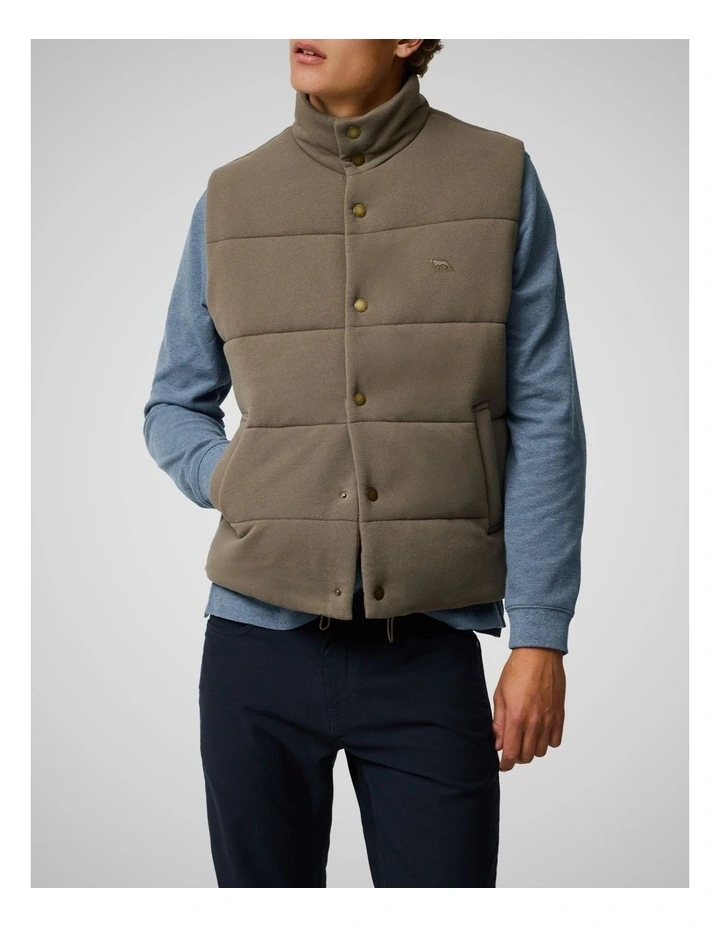Lake Ferry Vest in Khaki image 1
