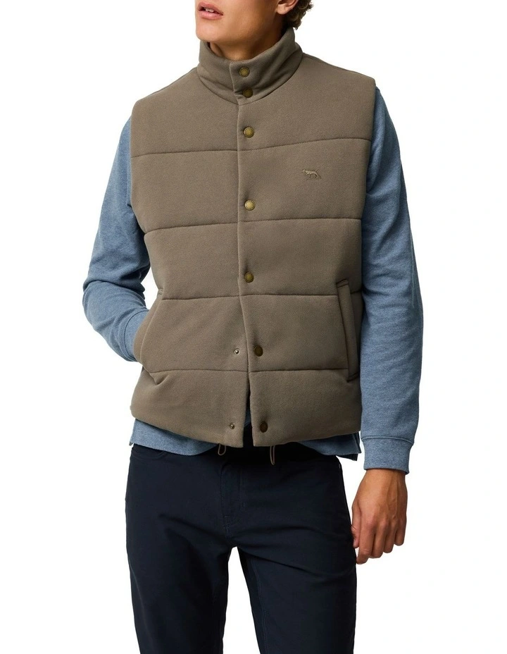 Lake Ferry Vest in Khaki image 1