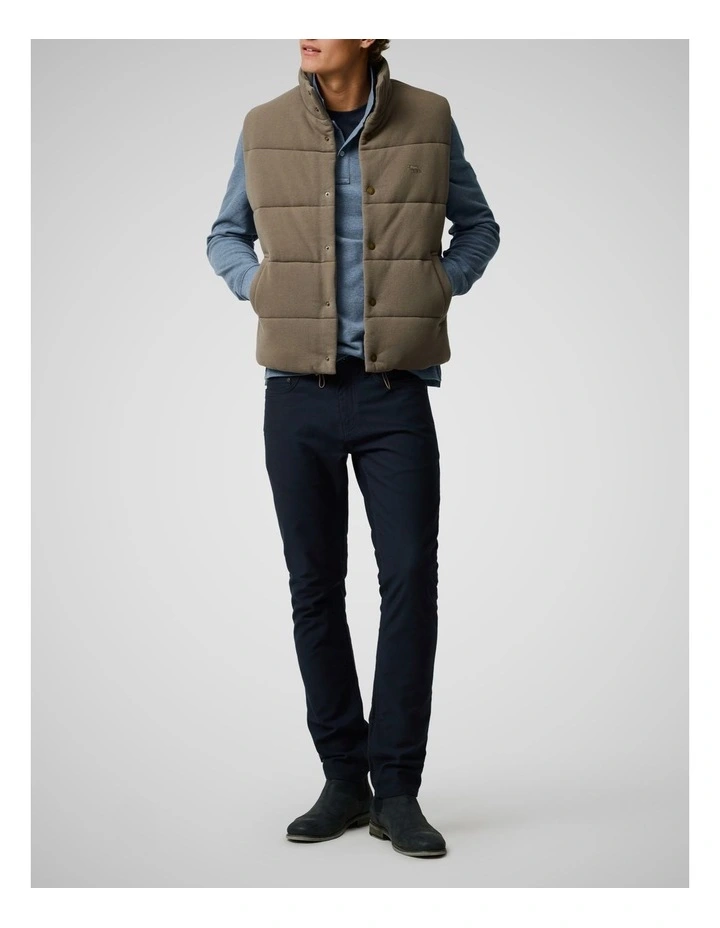 Lake Ferry Vest in Khaki image 2
