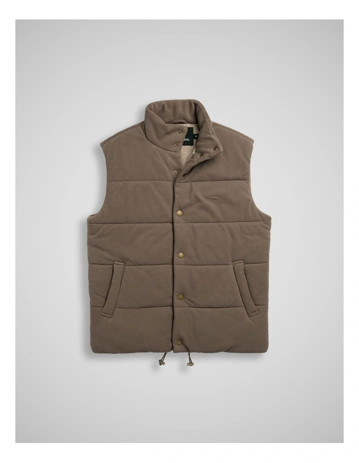 Lake Ferry Vest in Khaki image 4