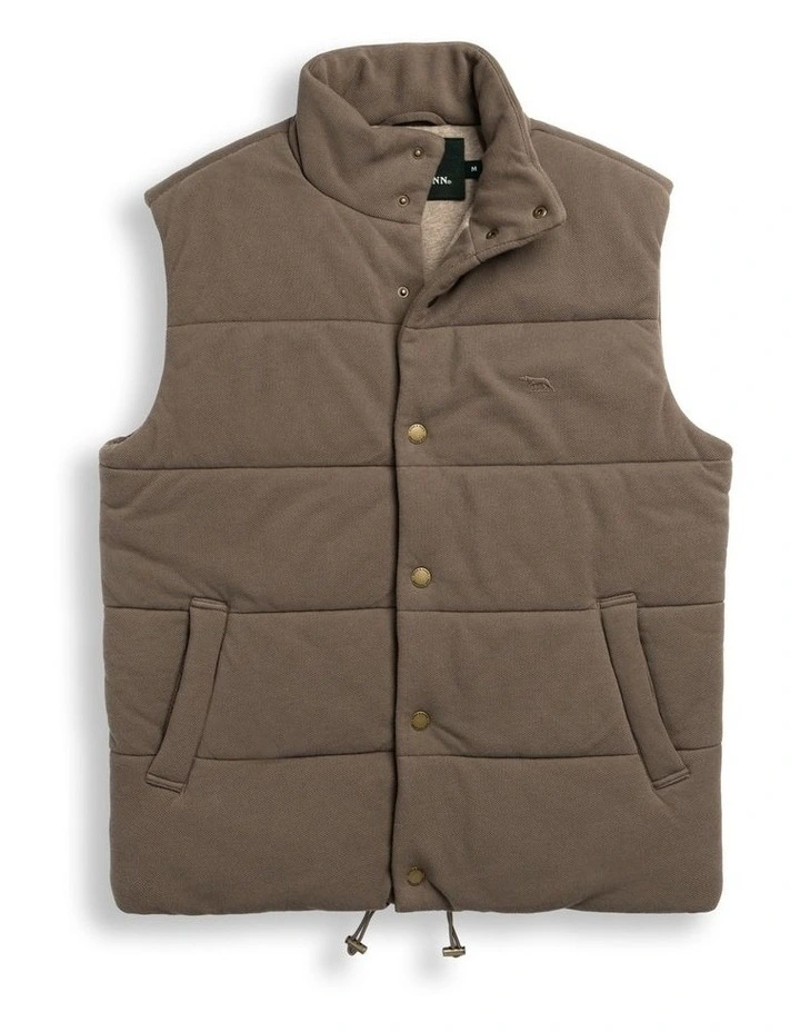 Lake Ferry Vest in Khaki image 4