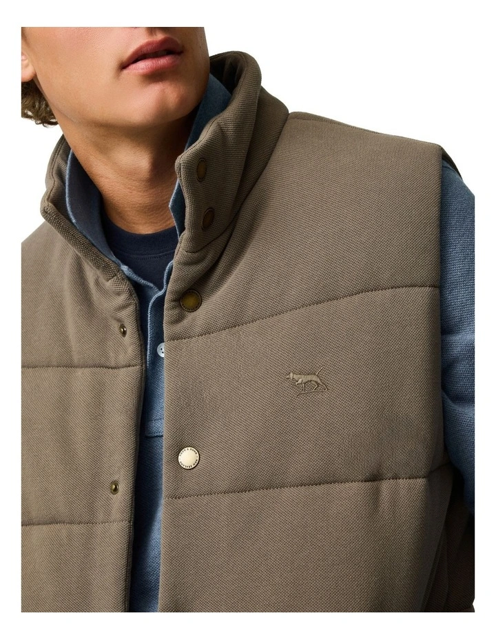 Lake Ferry Vest in Khaki image 6
