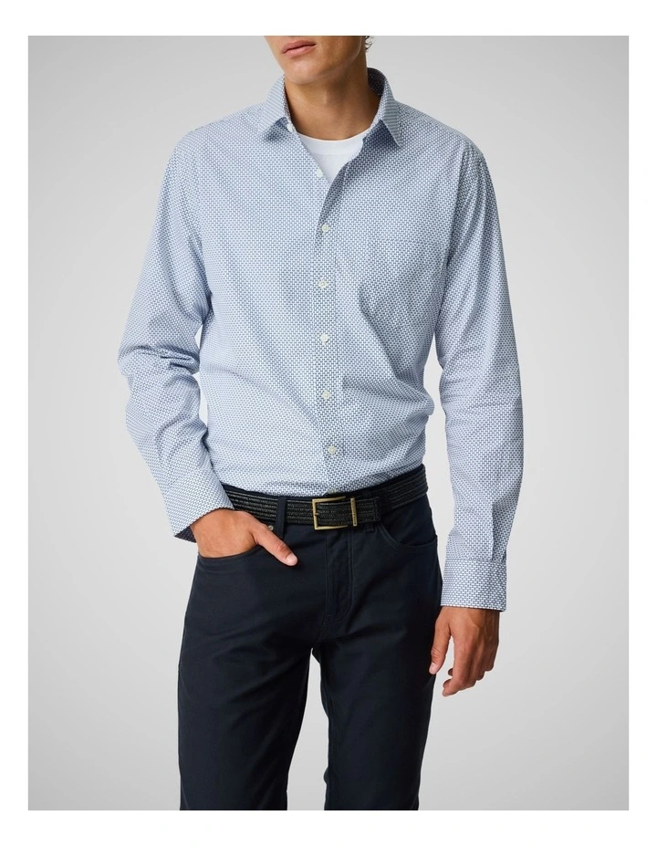Edbrooke Hill Long Sleeve Shirt in Sky image 1