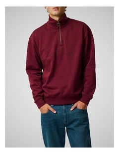 Milford Sound Sweat in Oxblood