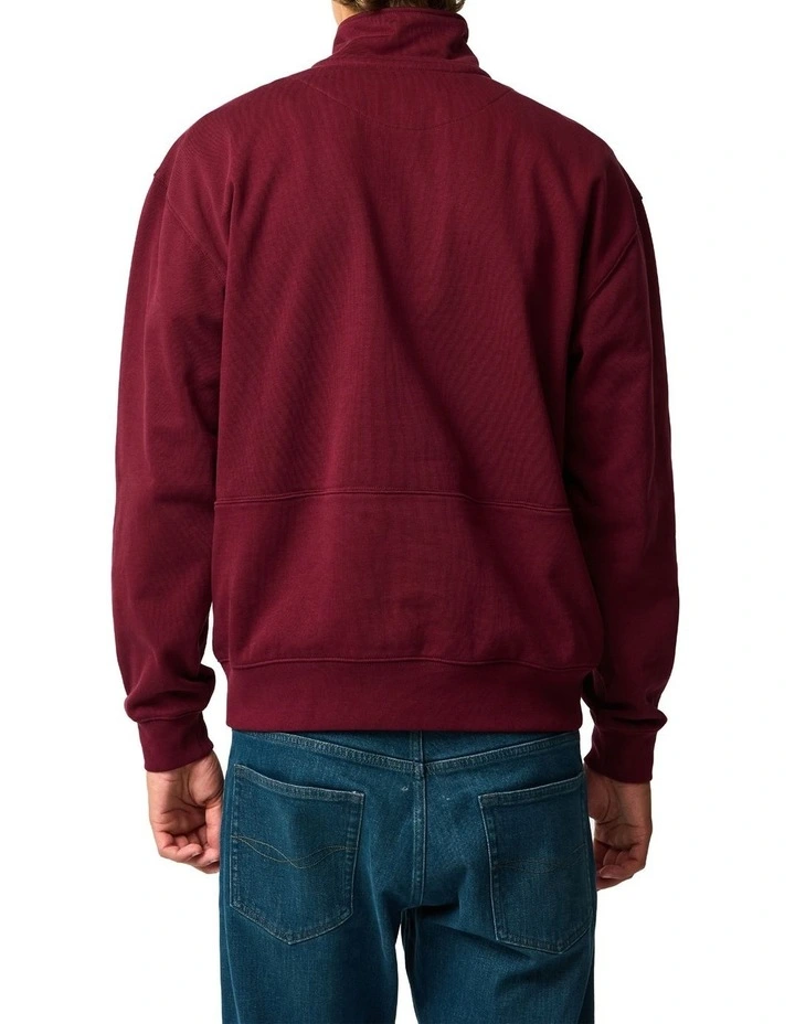 Milford Sound Sweat in Oxblood image 3