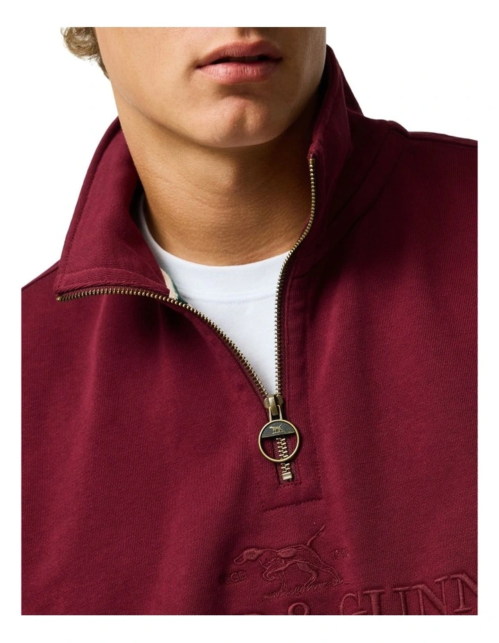 Milford Sound Sweat in Oxblood image 4