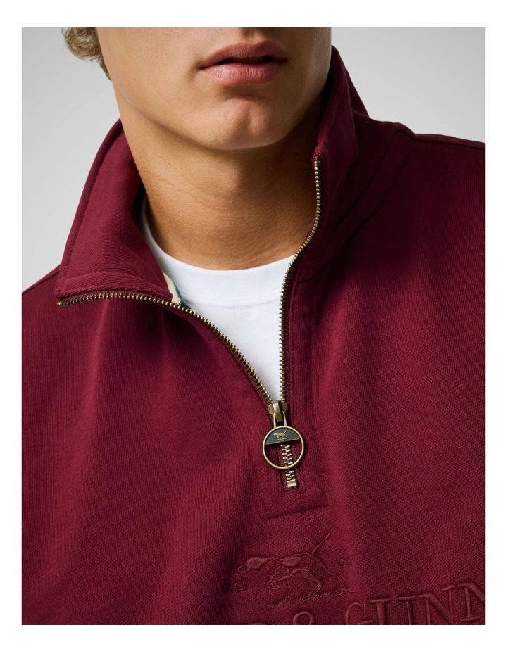 Milford Sound Sweat in Oxblood image 6