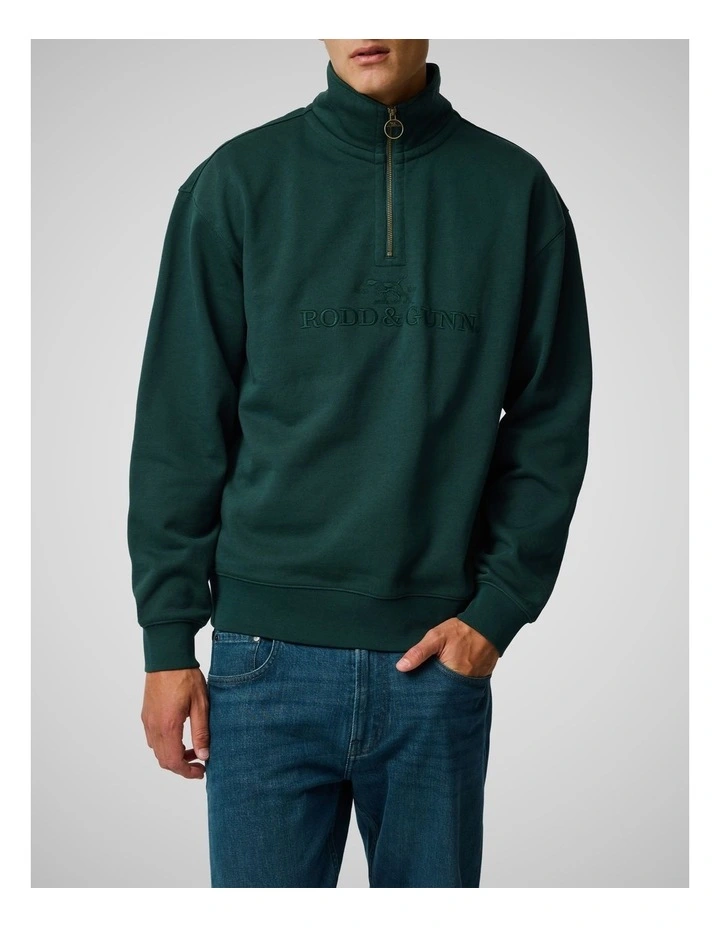 Milford Sound Sweat Top in Forest image 1
