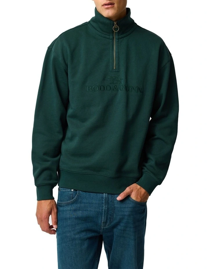 Milford Sound Sweat Top in Forest image 1