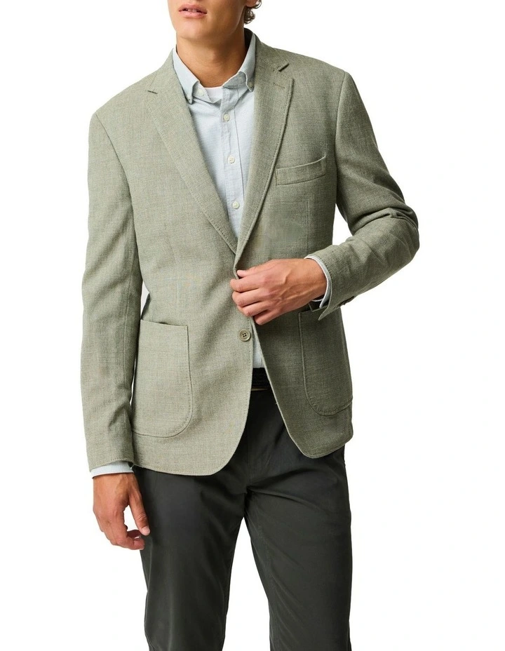 Willow Flat Sports Fit Jacket in Thyme image 1