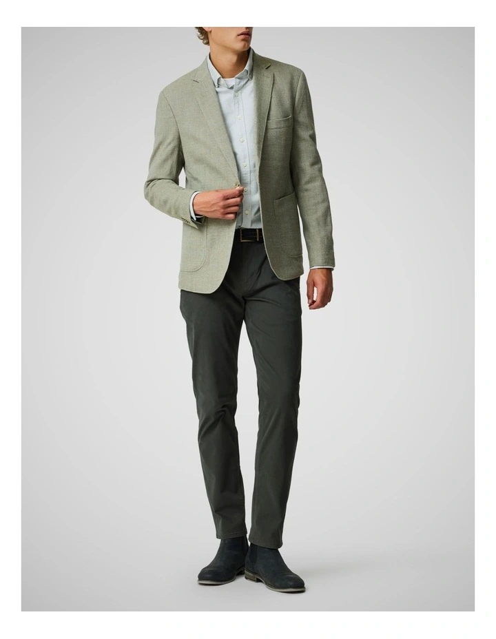 Willow Flat Sports Fit Jacket in Thyme image 2