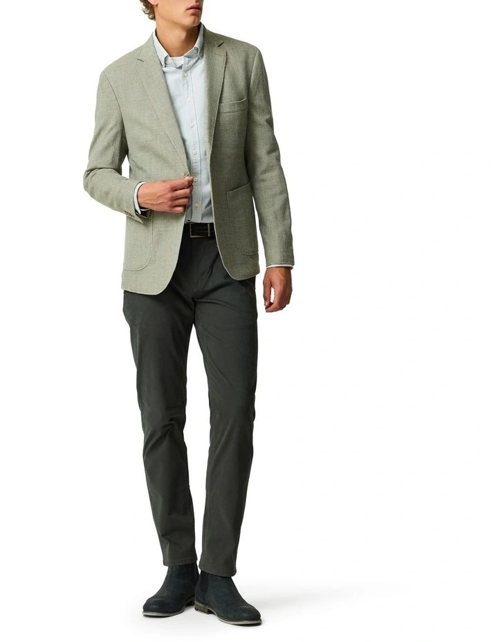 Willow Flat Sports Fit Jacket in Thyme image 2