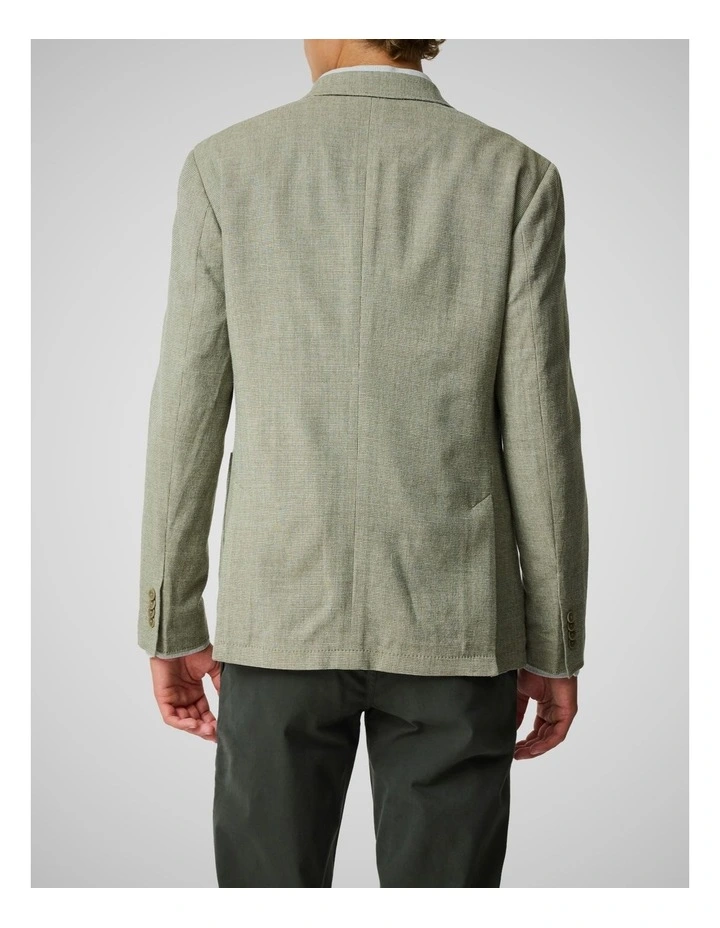 Willow Flat Sports Fit Jacket in Thyme image 3