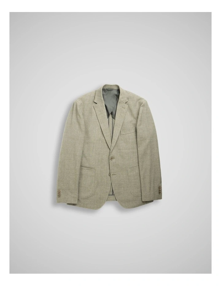 Willow Flat Sports Fit Jacket in Thyme image 4