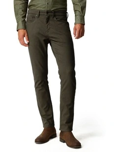 Motion Melange Straight Fit Jean Regular Leg in Bayleaf