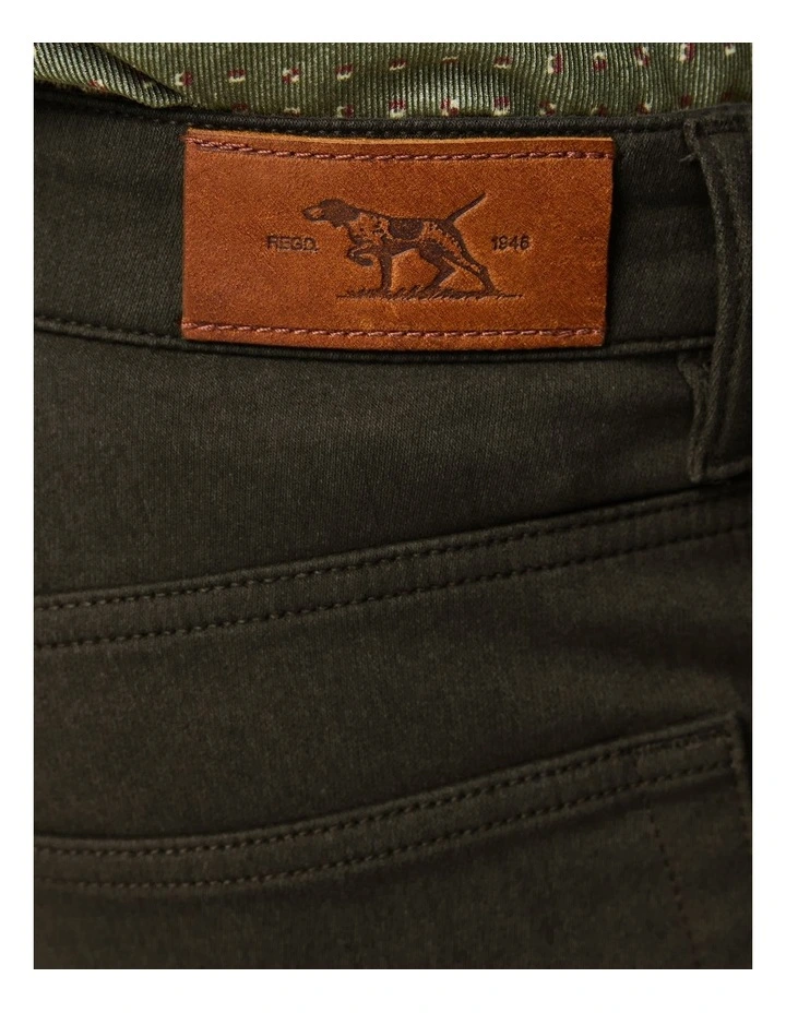 Motion Melange Straight Fit Jean Regular Leg in Bayleaf image 6