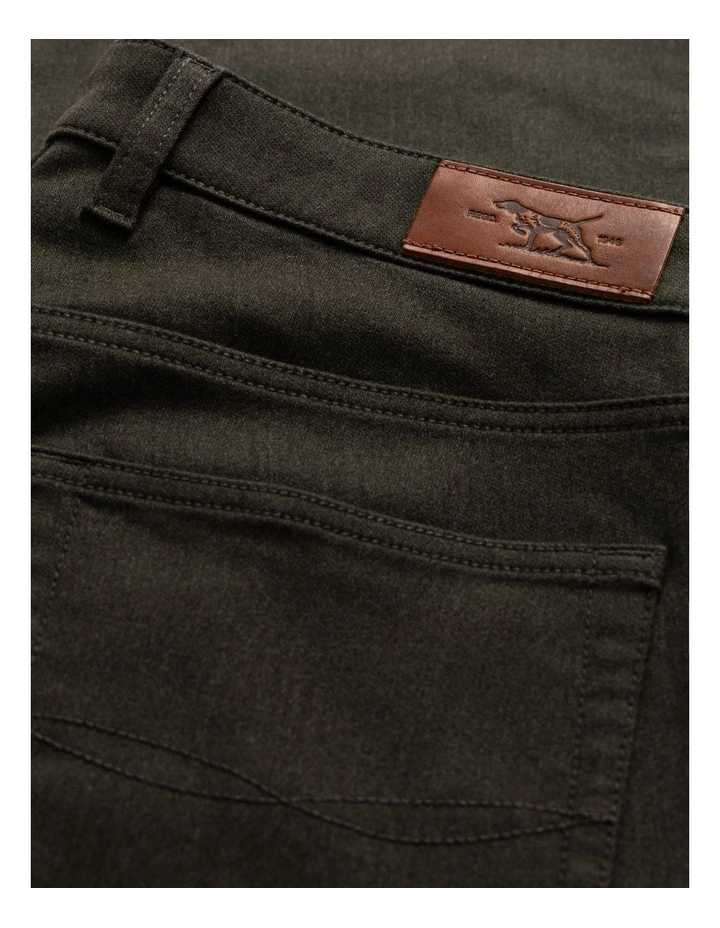 Motion Melange Straight Fit Jean Regular Leg in Bayleaf image 7