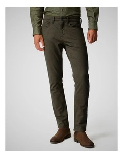 Motion Melange Straight Fit Short Leg Jean in Bayleaf