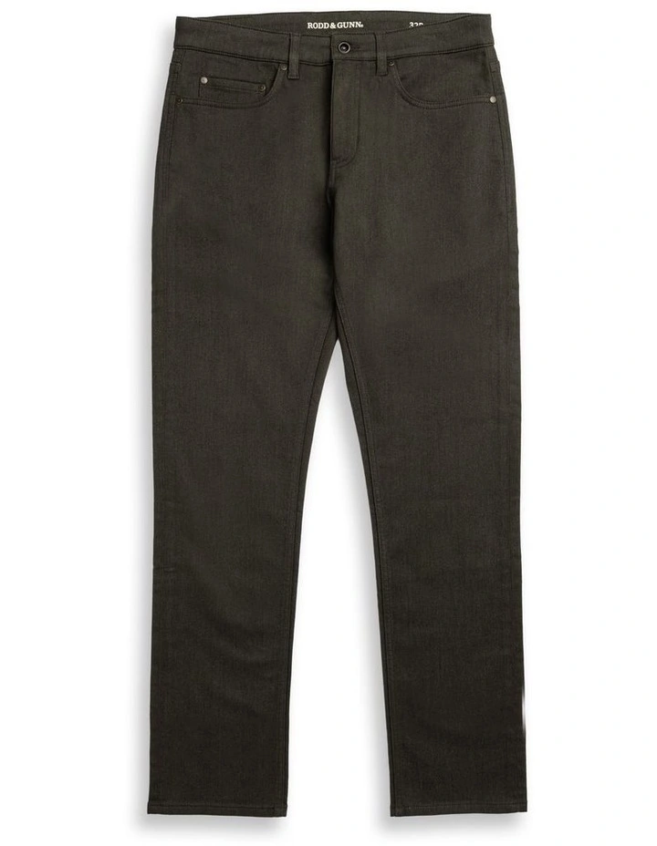 Motion Melange Straight Fit Long Leg Jean in Bayleaf image 4