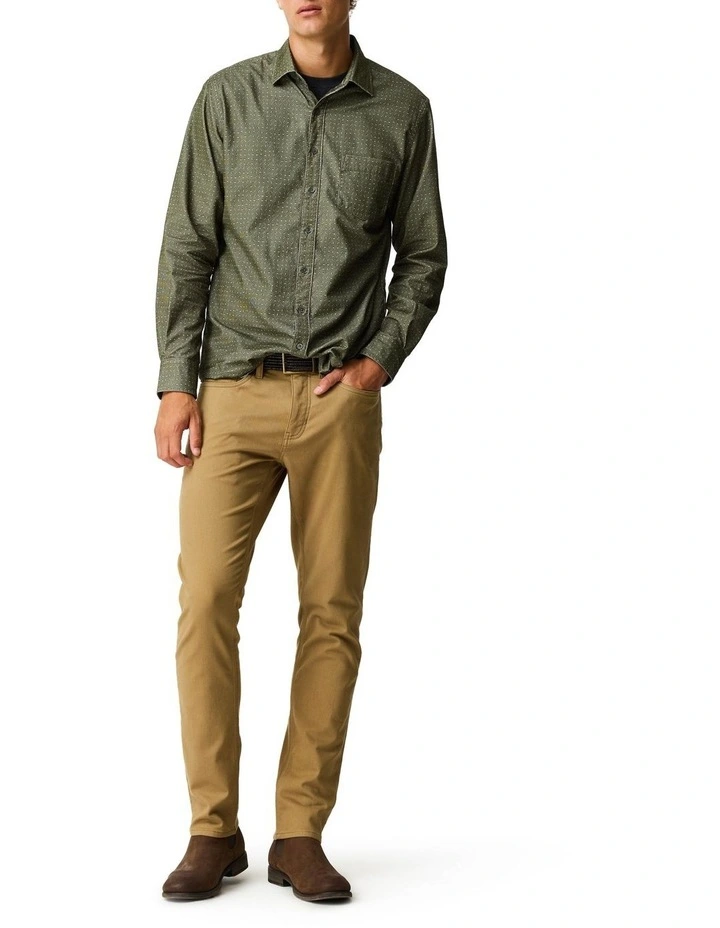 Motion Melange Short Leg Straight Fit Jean in Desert image 2