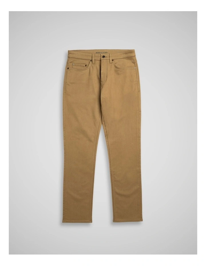 Motion Melange Long Leg Straight Fit Jean in Desert image 4