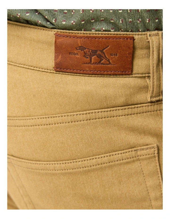 Motion Melange Long Leg Straight Fit Jean in Desert image 6