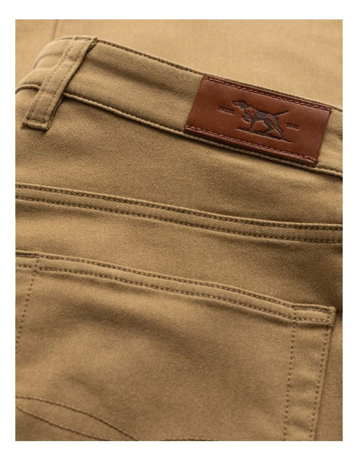 Motion Melange Long Leg Straight Fit Jean in Desert image 7