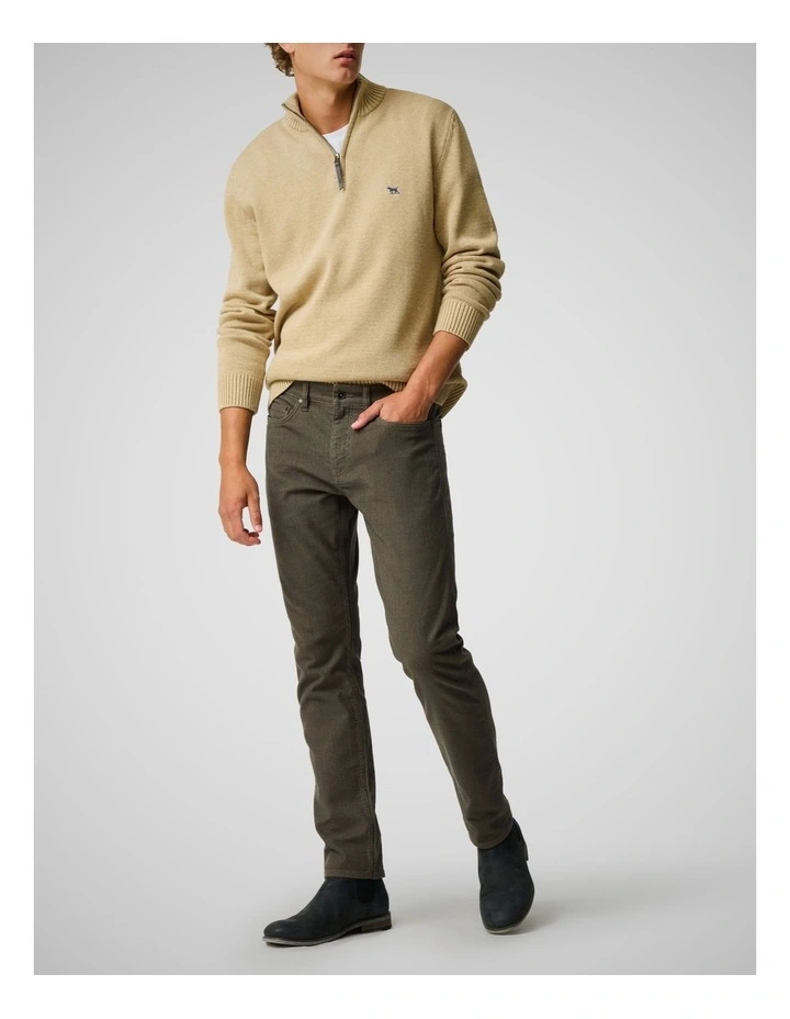 Glenvar Straight Fit Jean Regular Leg in Latte image 2