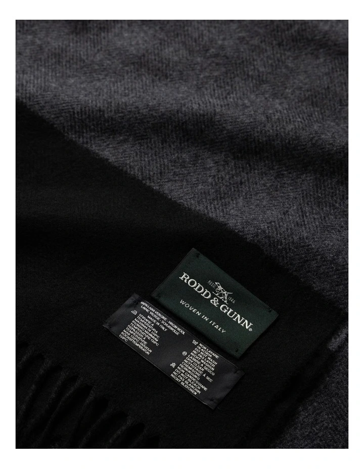 Darlington Scarf in Carbon image 3