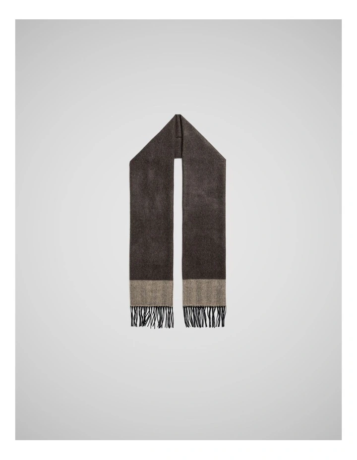 Darlington Scarf in Mud image 2