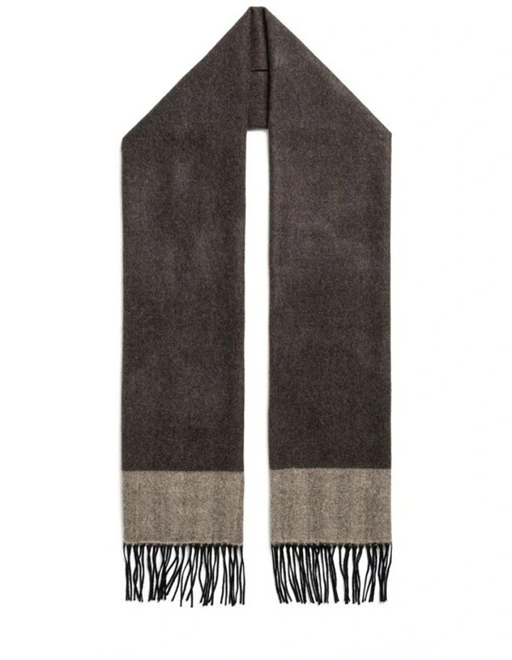 Darlington Scarf in Mud image 2