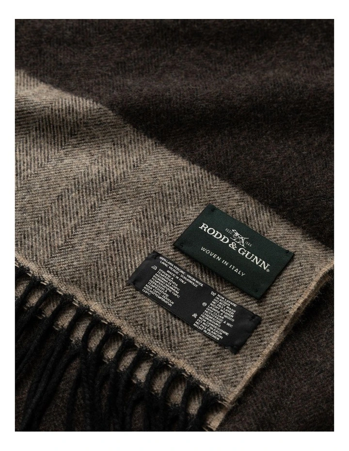 Darlington Scarf in Mud image 3