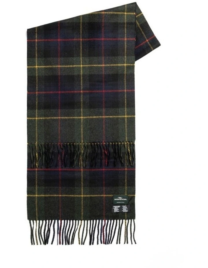 Jackman Scarf in Navy Green Multi image 1