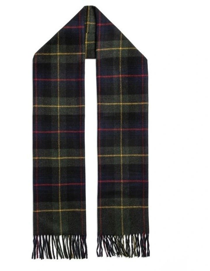 Jackman Scarf in Navy Green Multi image 2