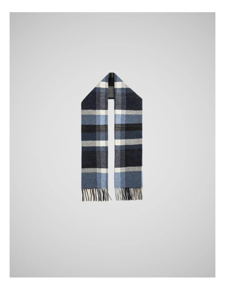 Jed Valley Scarf in Sea image 2