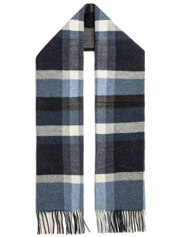 Jed Valley Scarf in Sea image 2