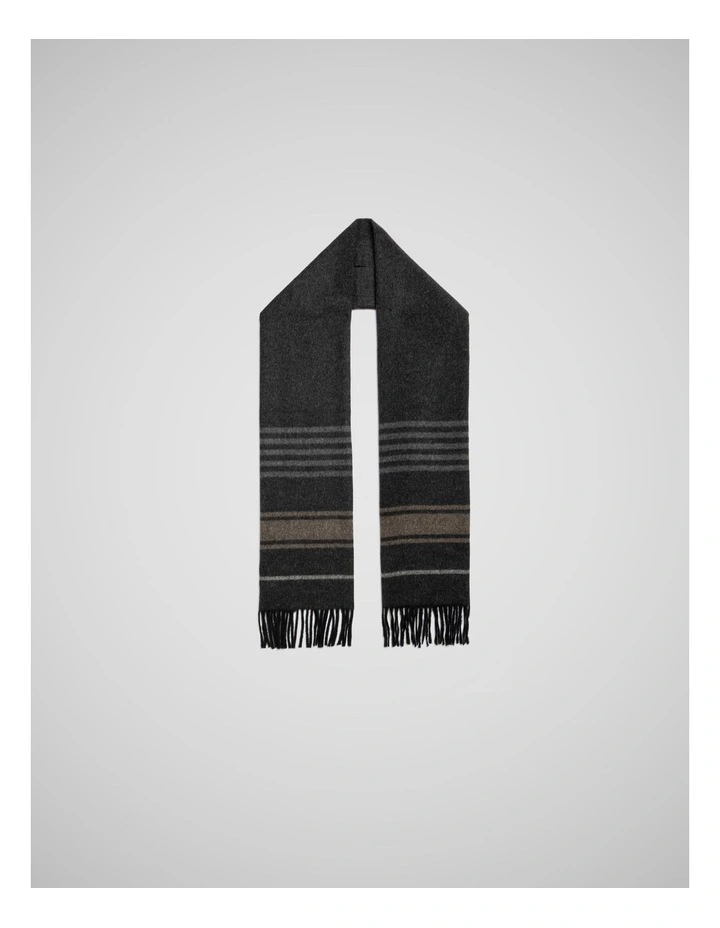 Wanaka Scarf in Carbon image 2
