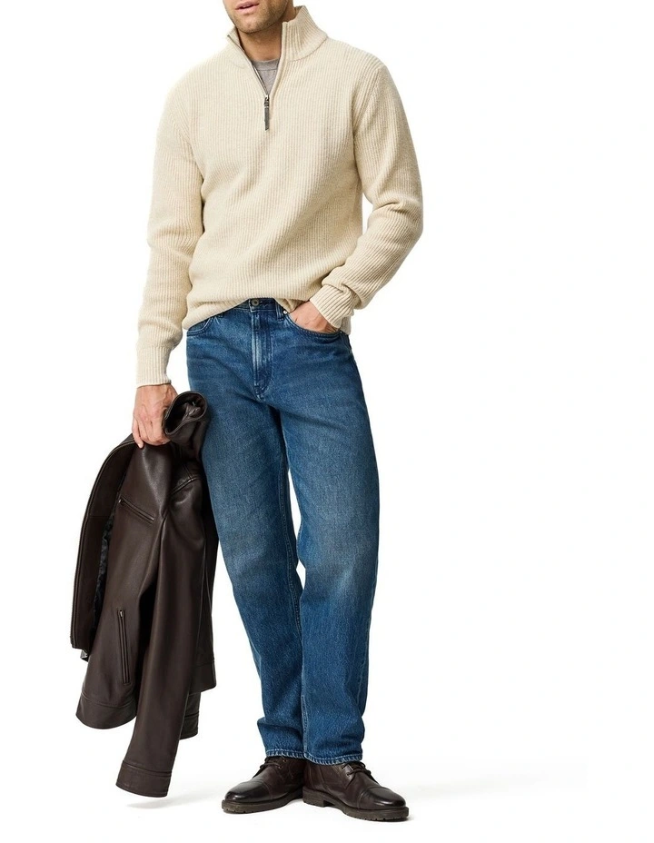 Robbies Road Knit in Oat image 2