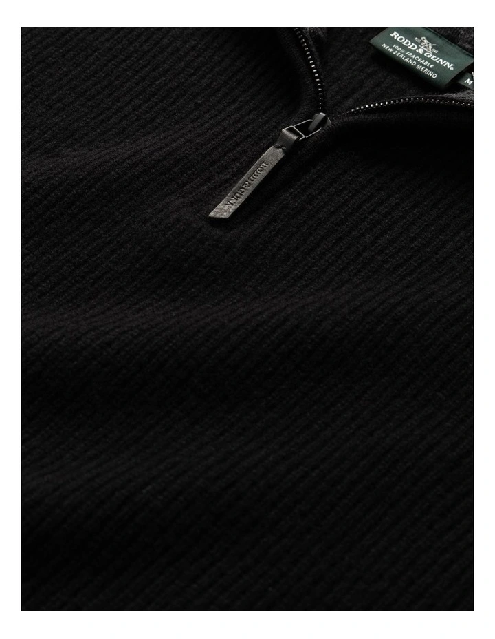 Robbies Road Knit in Noir image 5