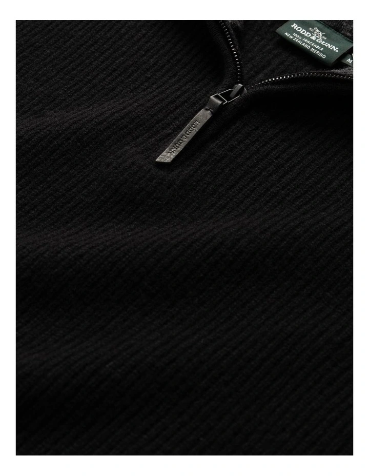 Robbies Road Knit in Noir image 5