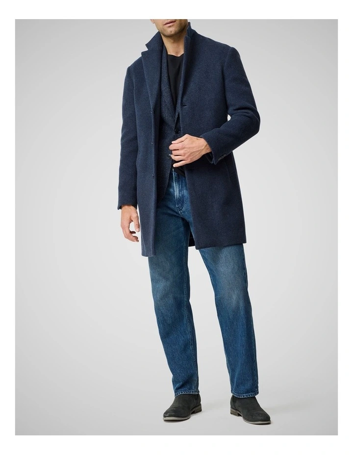 Colwood Coat in Navy Marle image 2