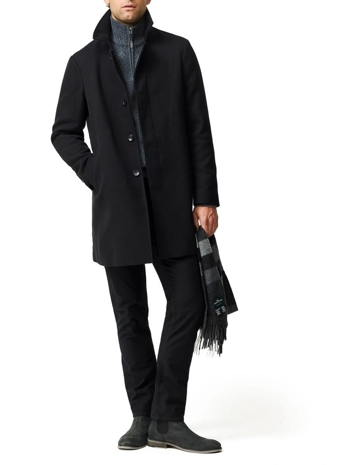 Taranaki Coat in Onyx image 2