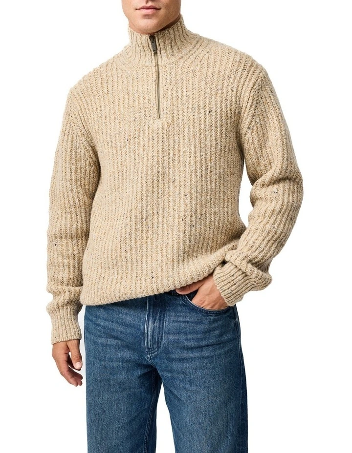 Nicols Hill Knit in Wheat image 1