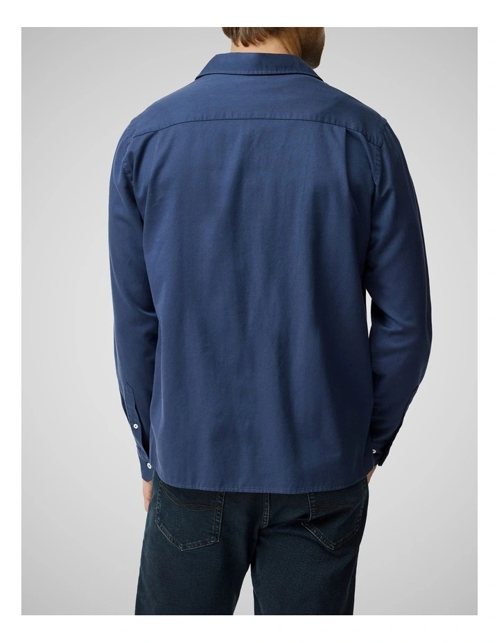 Salt Lake Long Sleeve Shirt in Navy image 3