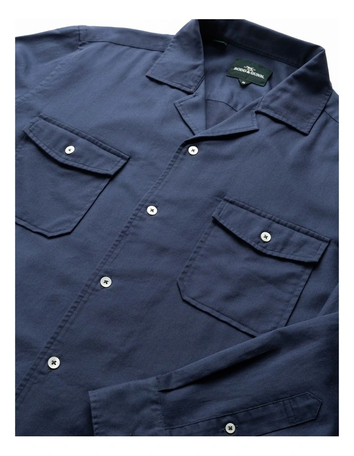 Salt Lake Long Sleeve Shirt in Navy image 5