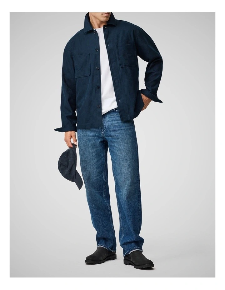The Fortress Long Sleeve Shirt in Navy image 2