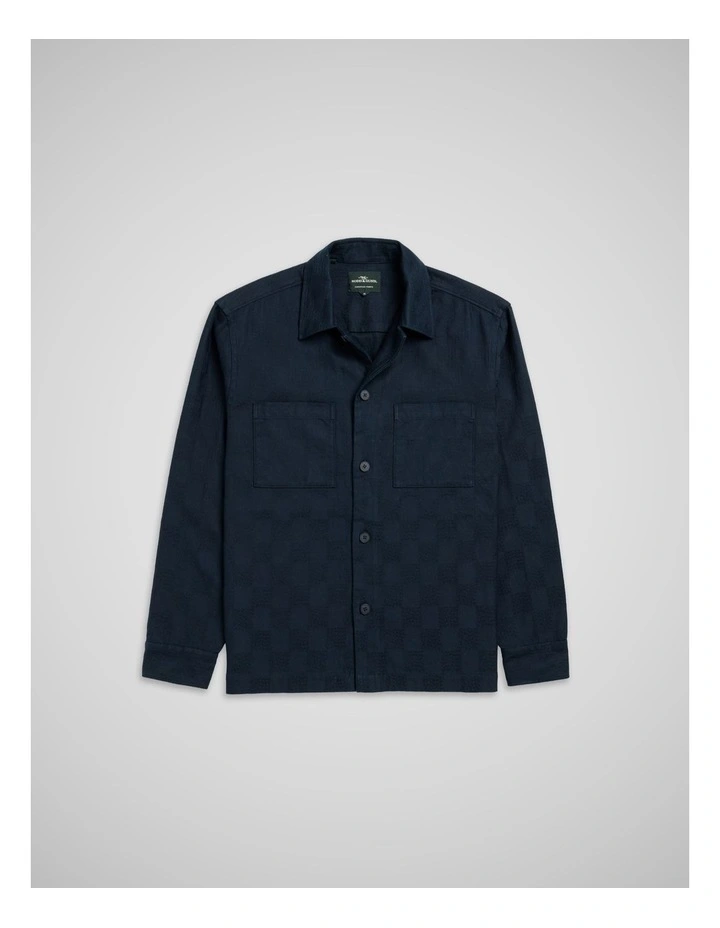 The Fortress Long Sleeve Shirt in Navy image 4