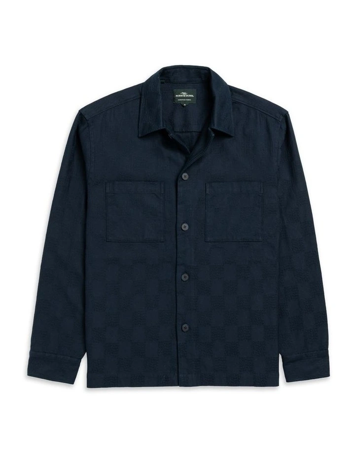 The Fortress Long Sleeve Shirt in Navy image 4