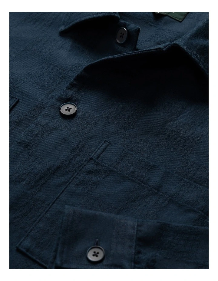 The Fortress Long Sleeve Shirt in Navy image 5