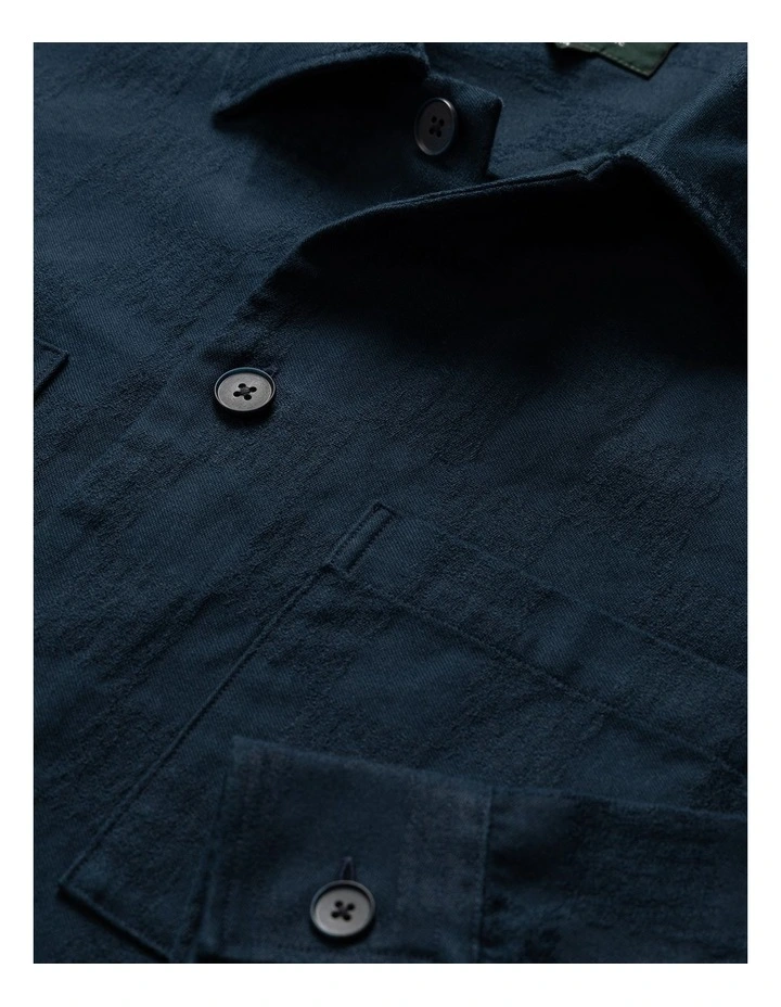 The Fortress Long Sleeve Shirt in Navy image 5